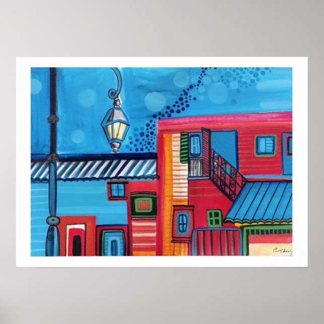 La Boca Houses Poster (Framsidan)
