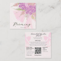 La Boca Vendretti rosa genomskinlig båge Bouquet R