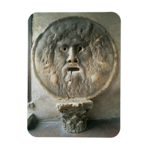 La Bocca di Verita (munnen av sanning) (fotoet) Magnet