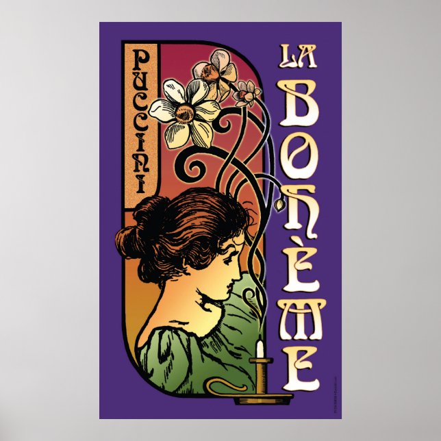 La Boheme, Opera Poster (Framsidan)