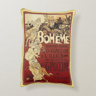 La Boheme ~ Puccini Opera ~ Paris Bohemian Life ~ Prydnadskudde