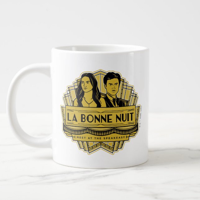 La Bonne Nuit - Möt på talaren Jumbo Mugg (Vänster)