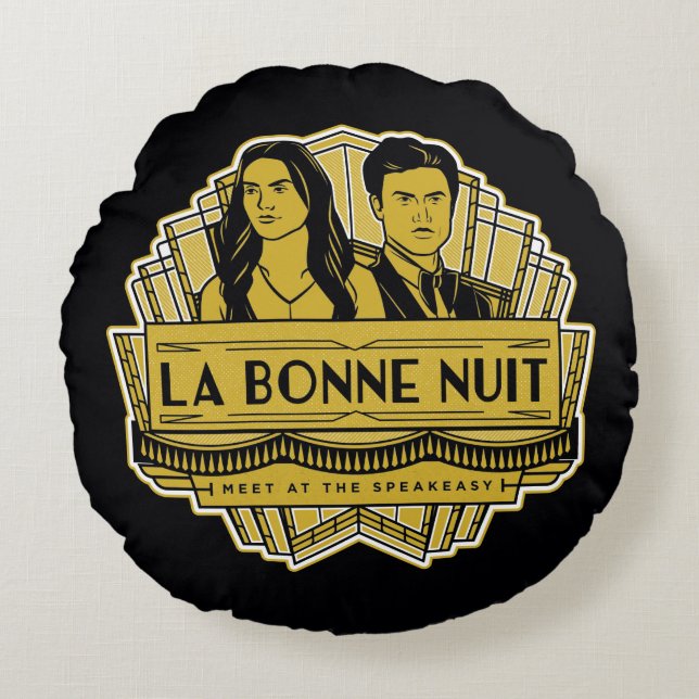 La Bonne Nuit - Möt på talaren Rund Kudde (Framsidan)