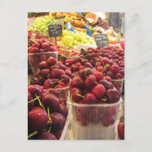 La Boqueria Market, Barcelona, Spanien Vykort