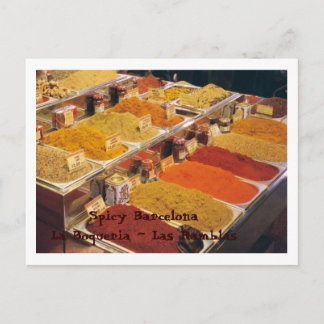 La Boqueria - Spices for Your Meal Vykort