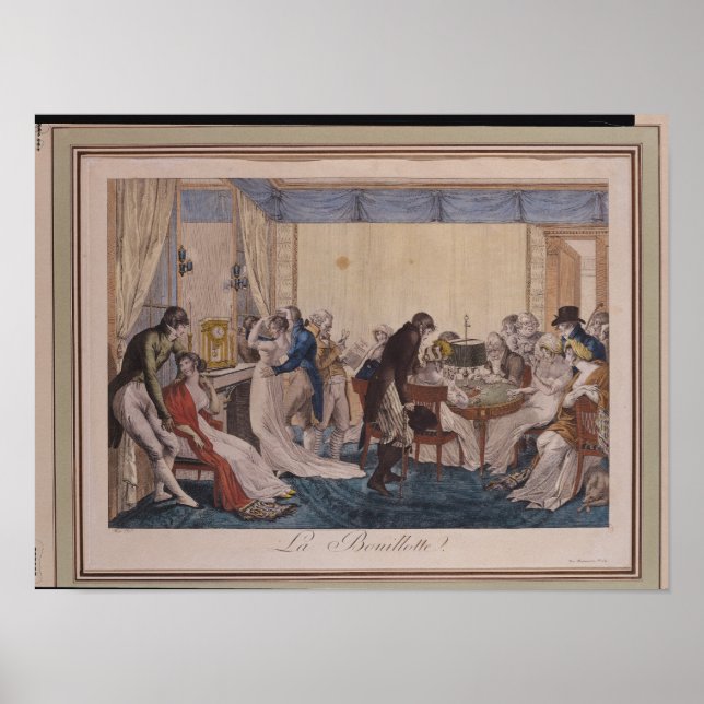 La Bouillotte, 1798 Poster (Framsidan)