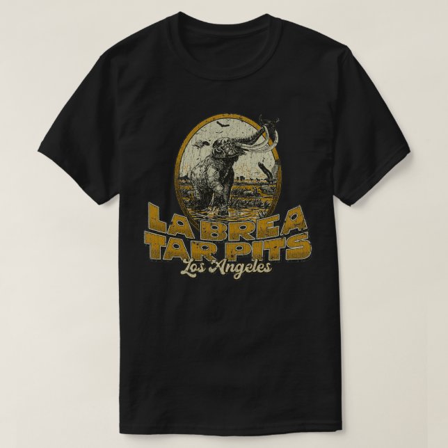 La Brea tar Pits 1977 T Shirt (Design framsida)