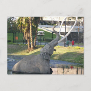 LA BREA TAR PITS #1-vykort Vykort