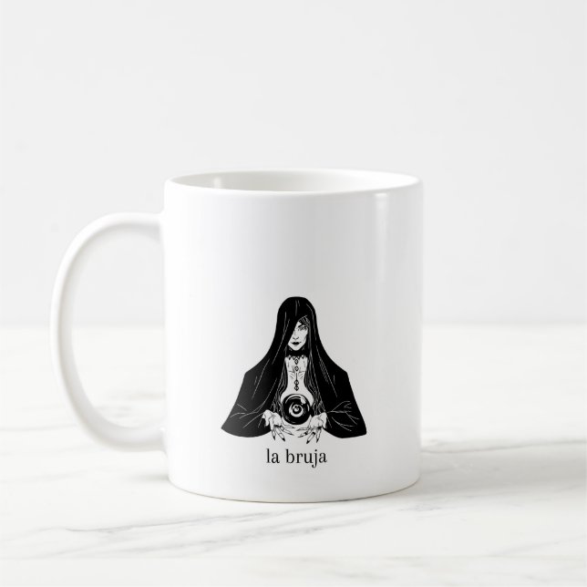 LA BRUJA MUGG| Aesthetic| Gothic Mugg | (Vänster)