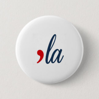 "LA Button Kamala Harris. Vit, röd, blå Färg Knapp