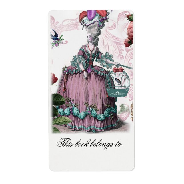 la cage aux oiseaux (fågelburen) fraktsedel (Framsidan)