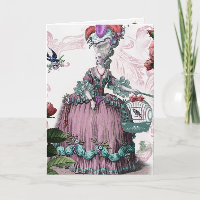 la cage aux oiseaux (fågelburen) kort (Framsida)