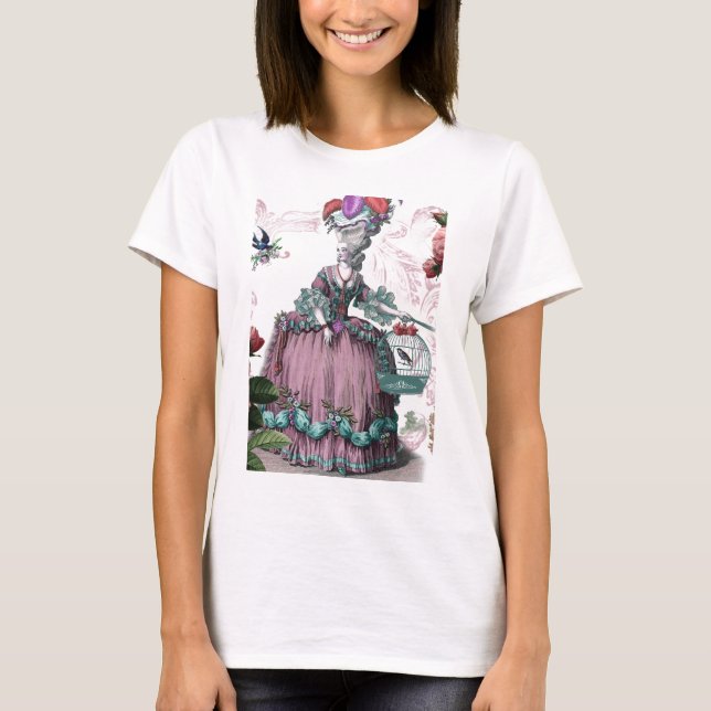 la cage aux oiseaux (fågelburen) t shirt (Framsida)