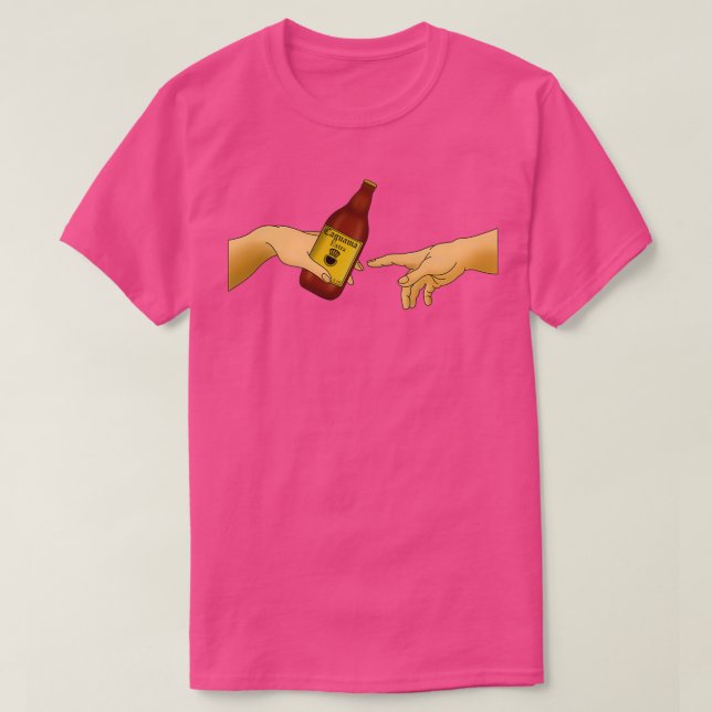 La Caguama Funny Mexican Beer Design T Shirt (Design framsida)
