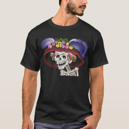 La Calavera Catrina i färg Tee Shirt