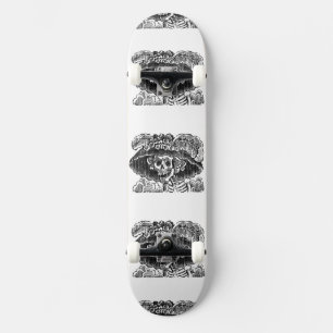 La Calavera Catrina Mini Skateboard Bräda 18,7 Cm