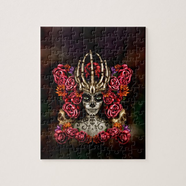 La Calavera Catrina Pussel (Vertikal)