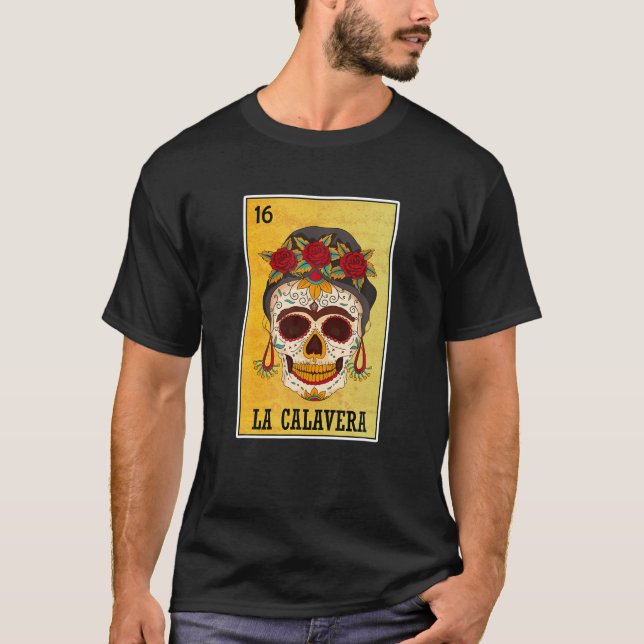 La Calavera Mexikanska lotteriet, Sugar Girl Skull T Shirt (Framsida)