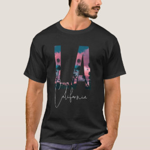 La California Los Angeles Handflatan Träd Venice B T Shirt