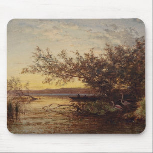 La Camargue, Coucher De Soleil - Félix Ziem Musmatta