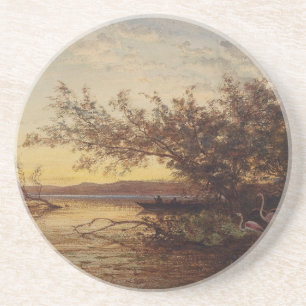 La Camargue, Coucher De Soleil - Félix Ziem Underlägg