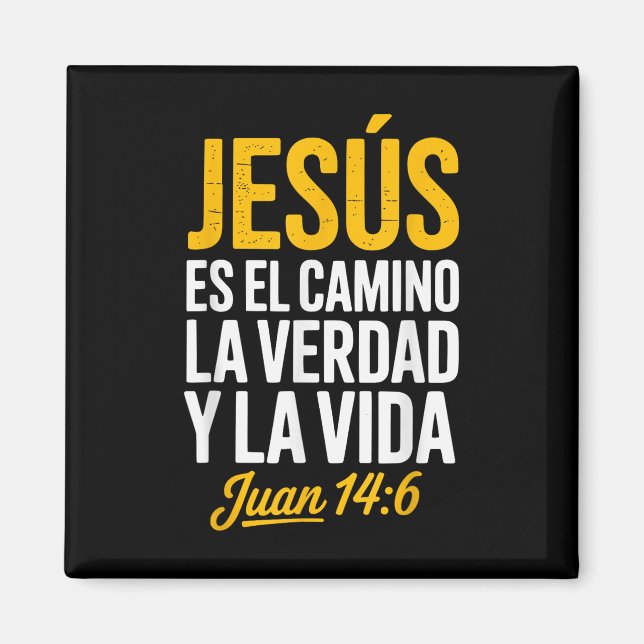 La Camisa De Jesus En Espanol Christian Spanish  Magnet (Framsidan)