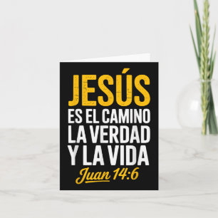 La Camisa De Jesus en Espanol Christian Spanska Kort