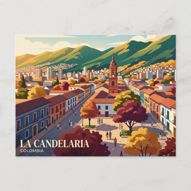 La Candelaria Colombia Vykort (Framsida)