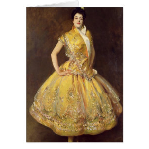 La Carmencita, 1890 Hälsningskort
