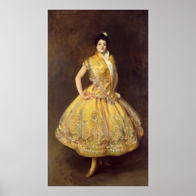 La Carmencita, 1890 Poster (Framsidan)