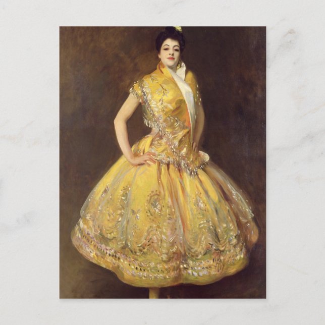 La Carmencita, 1890 Vykort (Framsida)