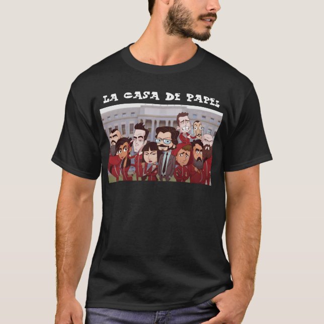 La Casa de Papel T-Shirt (Framsida)