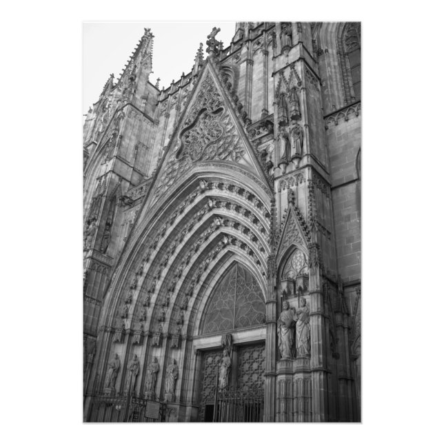 La Catedral Photo Print (Barcelona, Spanien) Fototryck (Framsidan)