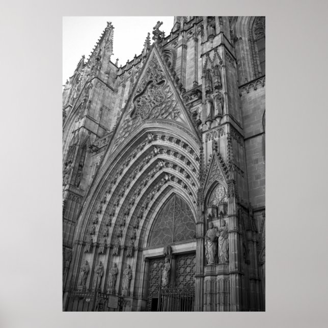 La Catedral Poster utskrift (Barcelona, Spanien) (Framsidan)