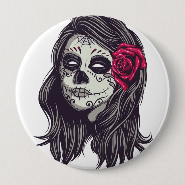 La Catrina - Dia de Los Muertos Knapp (Framsida)