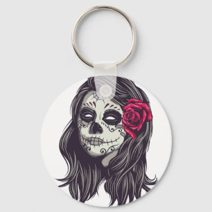 La Catrina - Dia de Los Muertos Nyckelring
