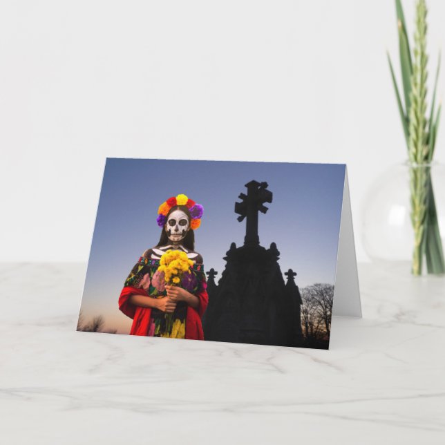 La Catrina Festinödsbrev. Kort (Framsida)