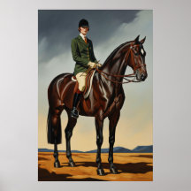 LA CAVALIÈRE (The Horsewomen) - Original Art Deco