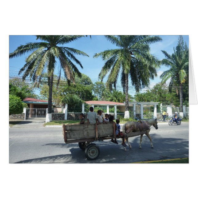 la ceiba cart hälsningskort (Framsidan Horizontal)