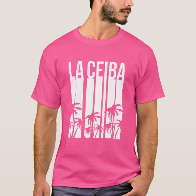 La Ceiba Honduras 504 Utila Catracho Isla Catracho T Shirt (Framsida)
