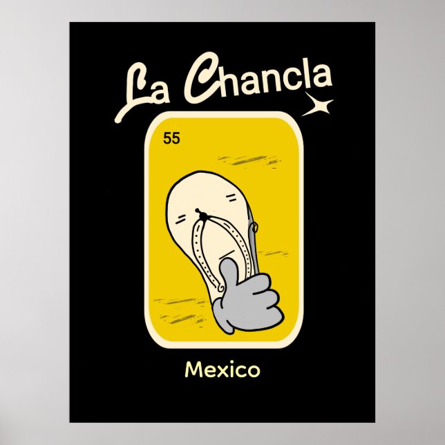 la Chancla yellow  Poster (Framsidan)