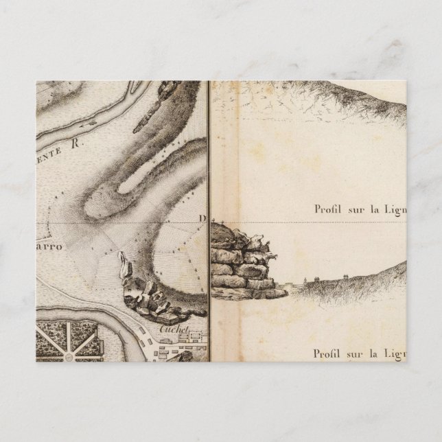 La Charente Atlas Karta Vykort (Framsida)