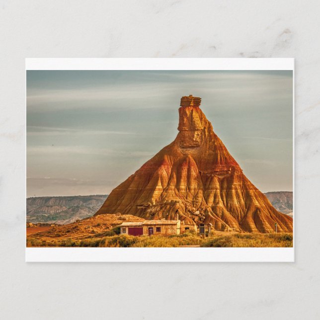 La cheminée de Fée - Désert des Bardenas Vykort (Framsida)