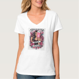La chica del café t shirt
