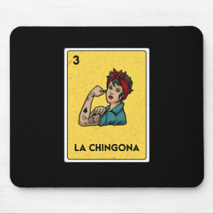 La Chingona Mexican Lottery Bingo Game Card-spelar Musmatta
