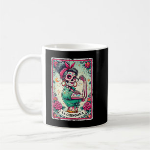 La Chingona Tarot Card Funny Spansk slang Chef La Kaffemugg