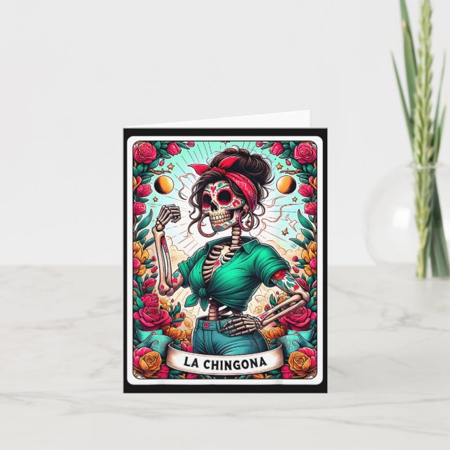 La Chingona Tarot Kort Dag Av De Döda Dia De Los  (Framsida)