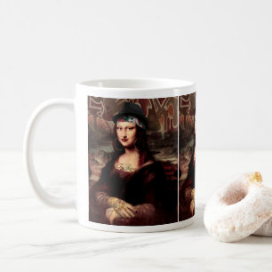 La Chola Mona Lisa Mexican Kaffemugg