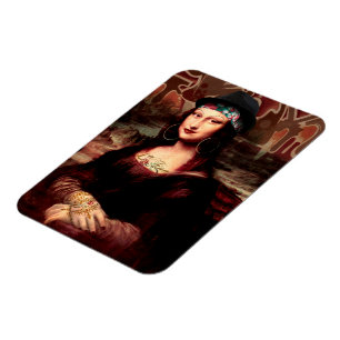 La Chola Mona Lisa Mexican Magnet