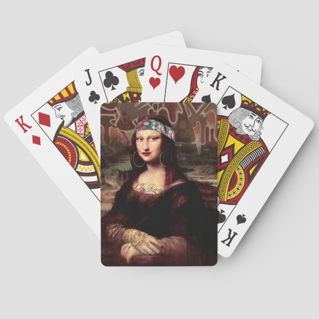 La Chola Mona Lisa Mexican Spelkort (Baksidan)
